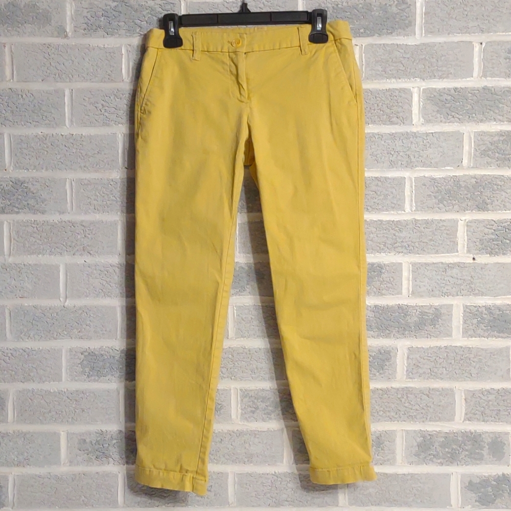 FREE w/ Bundle Kenar Bright Yellow Cotton Blend Jeans with Pockets Size 2